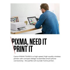 Canon PIXMA TS4150i Inkjet Printer - High-Quality A4 Print, 1200 x 1200 dpi, Wi-Fi Connectivity - Perfect for Home & Office!